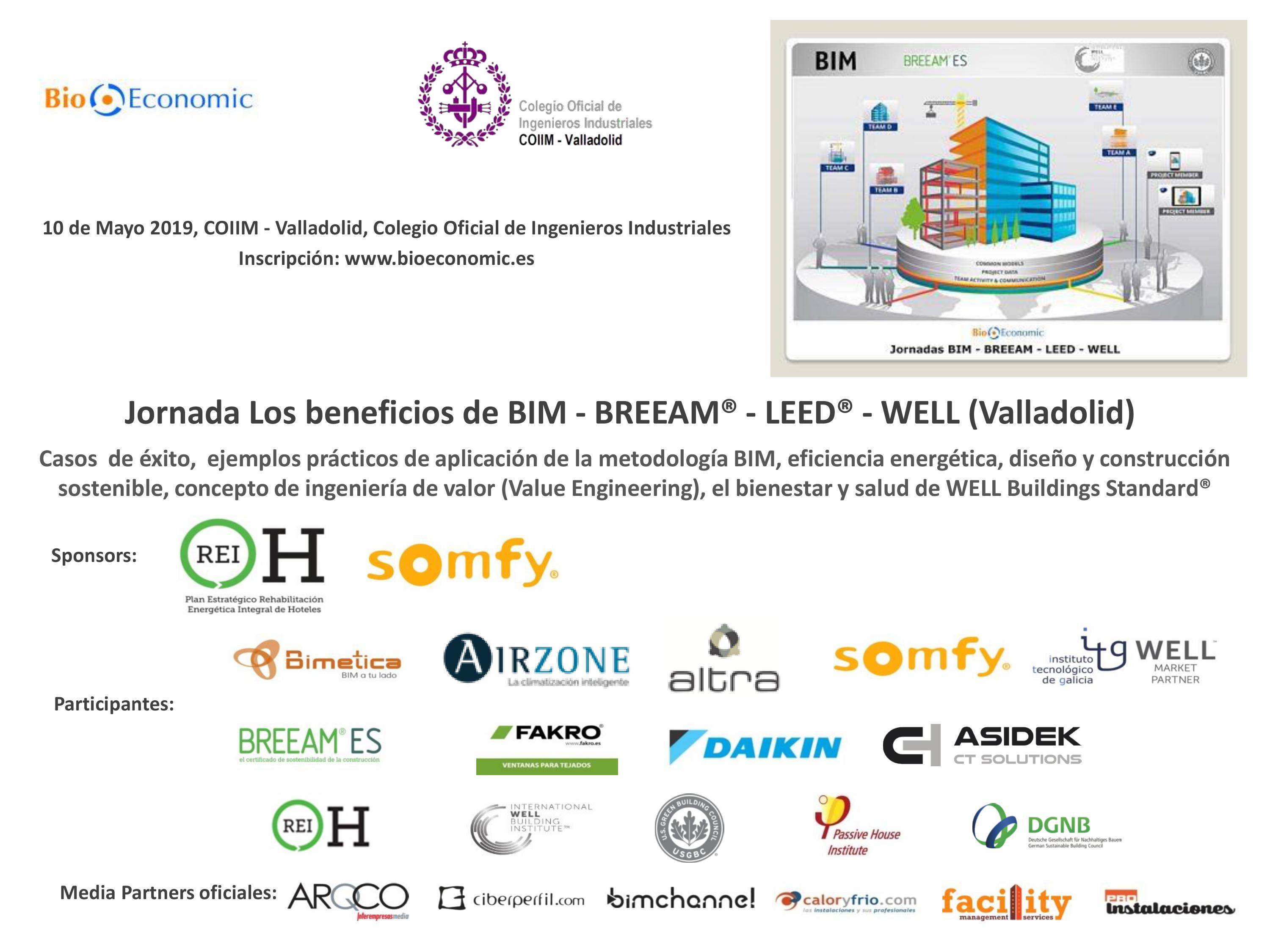 Jornada “Los beneficios de BIM - BREEAM® - LEED® - WELL (Valladolid)